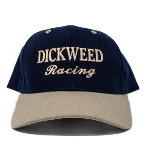 Dickweed Racing Navy & Khaki Baseball Cap OSFA By Sluggers Only